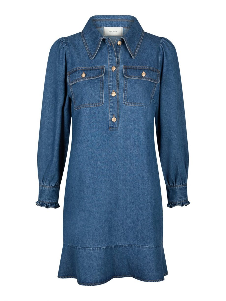 Nikko Denim Dress - BLue