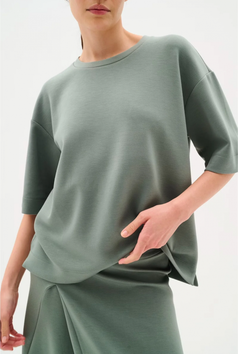 Pannie oversize T-shirt - Agave green