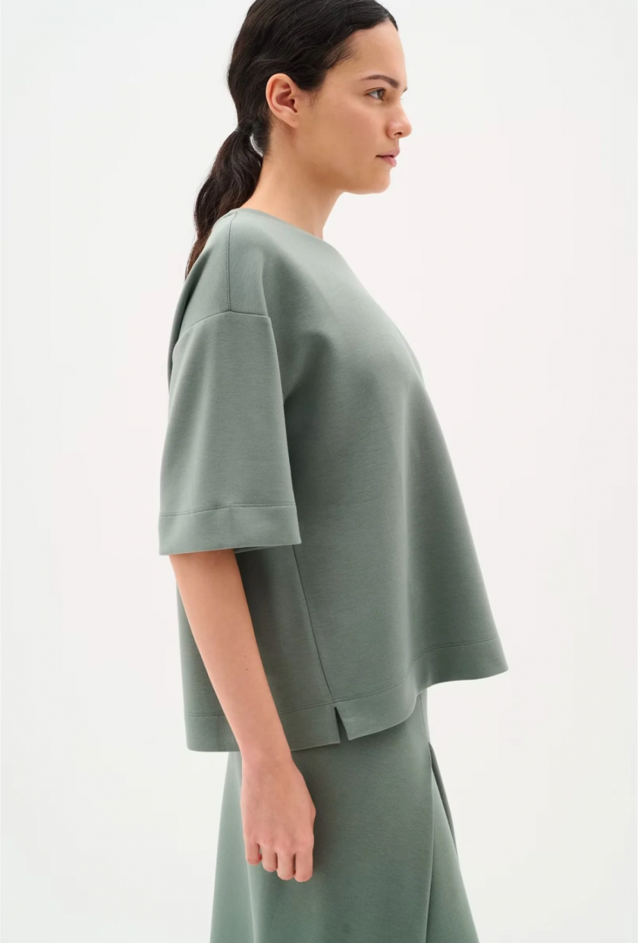 Pannie oversize T-shirt - Agave green