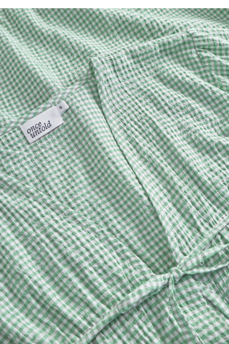 Indiana string blouse - Green/White