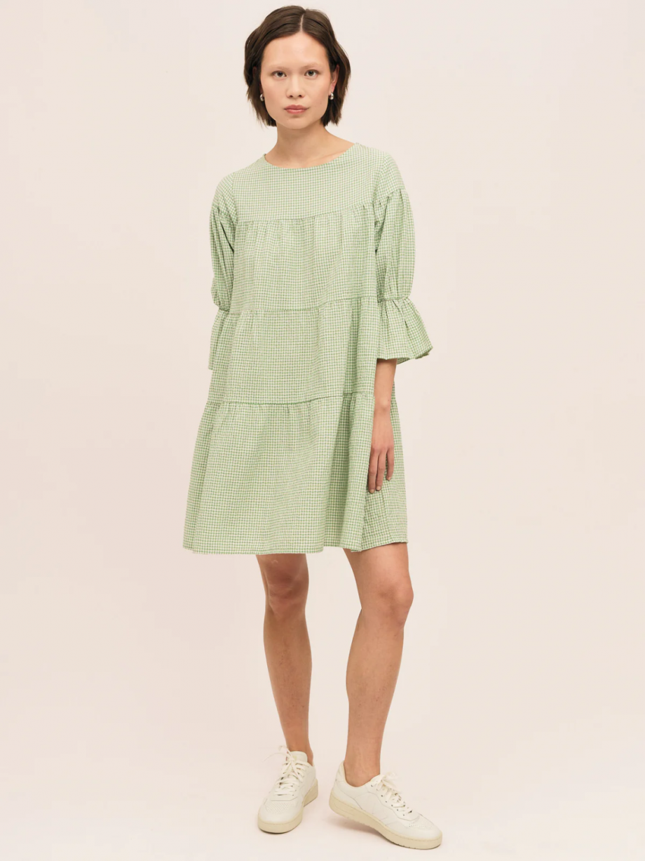 Indiana dress - Green/White